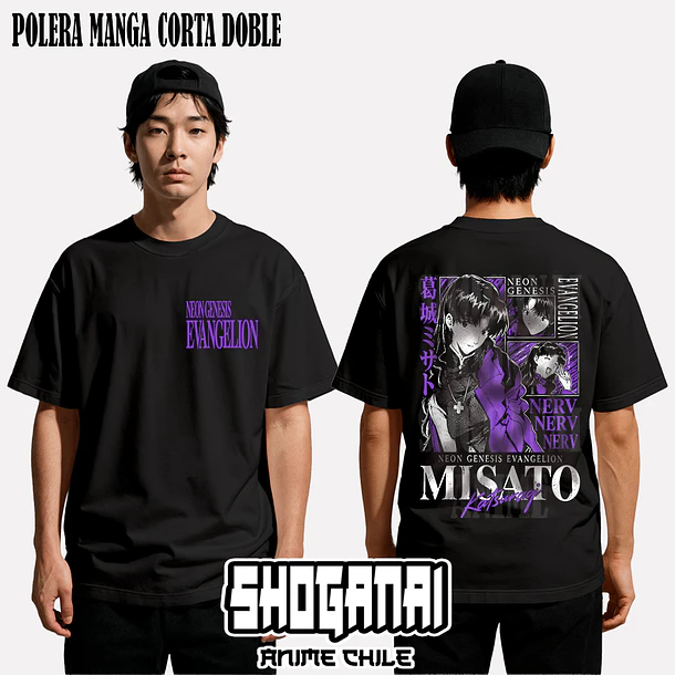 EVA19 Misato Katsuragi - EVANGELION - ADULTO (Polera o Polerón) 2