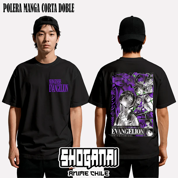 EVA20 Shinji Ikari - EVANGELION - ADULTO (Polera o Polerón) 3
