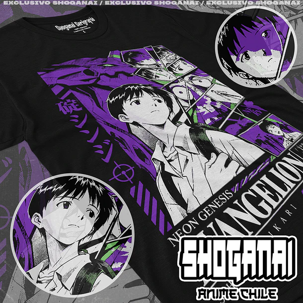 EVA20 Shinji Ikari - EVANGELION - ADULTO (Polera o Polerón) 1