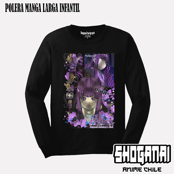 FR05 Fern - FRIEREN - INFANTIL (Polera o Polerón) 4