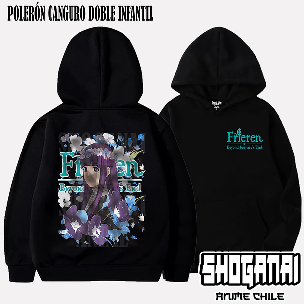 FR07 Fern - FRIEREN - INFANTIL (Polera o Polerón) 5