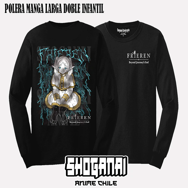 FR12 Frieren - FRIEREN - INFANTIL (Polera o Polerón) 4