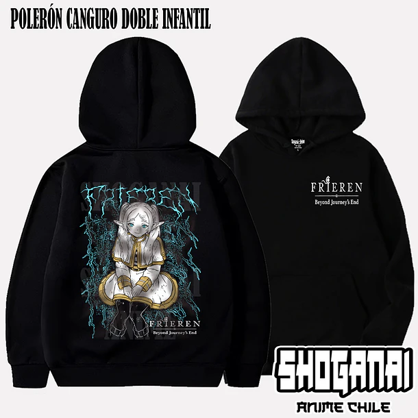 FR12 Frieren - FRIEREN - INFANTIL (Polera o Polerón) 5
