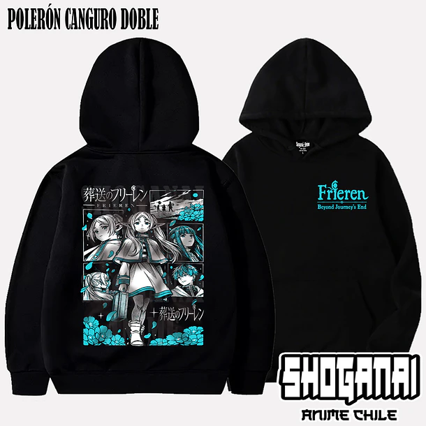 FR14 Frieren, Fern y Stark - FRIEREN - ADULTO (Polera o Polerón) 5