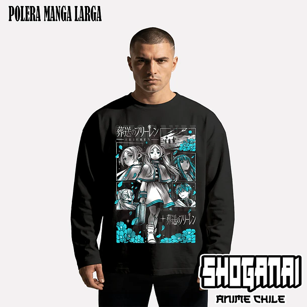 FR14 Frieren, Fern y Stark - FRIEREN - ADULTO (Polera o Polerón) 3