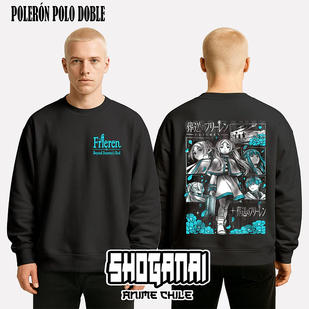 FR14 Frieren, Fern y Stark - FRIEREN - ADULTO (Polera o Polerón) 7