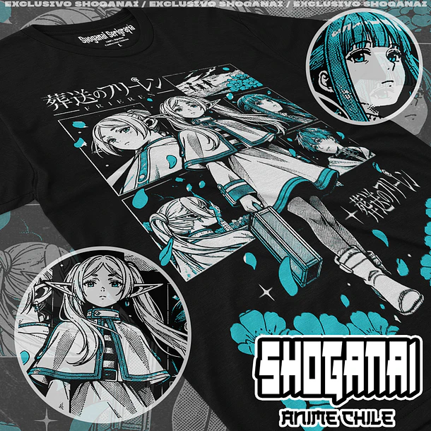 FR14 Frieren, Fern y Stark - FRIEREN - ADULTO (Polera o Polerón) 1