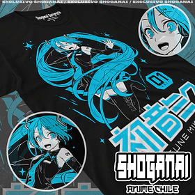 HM01 Hatsune Miku - HATSUNE MIKU - ADULTO (Polera o Polerón)