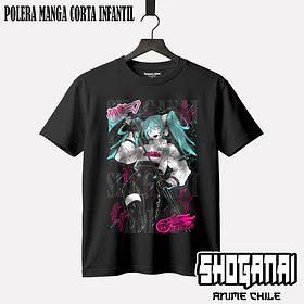 HM02 Hatsune Miku Racing - HATSUNE MIKU - INFANTIL (Polera o Polerón)