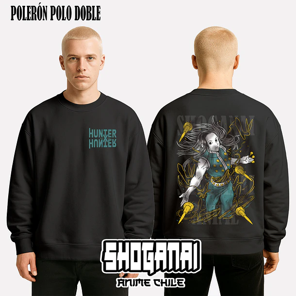 HXH12 Illumi Zoldyck - HUNTER X HUNTER - ADULTO (Polera o Polerón) 7