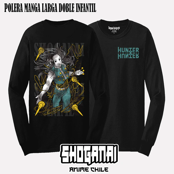 HXH12 Illumi Zoldyck - HUNTER X HUNTER - INFANTIL (Polera o Polerón) 4