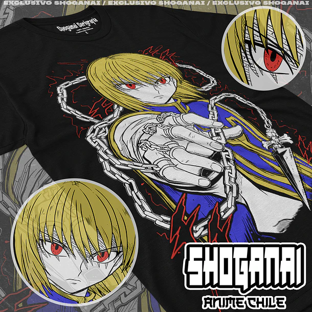 HXH17 Kurapika - HUNTER X HUNTER - ADULTO (Polera o Polerón) 1