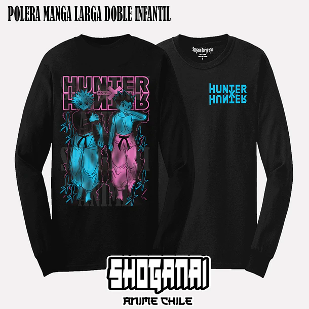 HXH18 Killua y Gon - HUNTER X HUNTER - INFANTIL (Polera o Polerón) 4