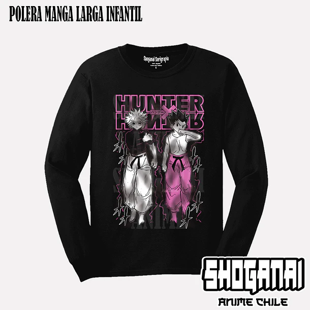 HXH18 OP2 Killua y Gon - HUNTER X HUNTER - INFANTIL (Polera o Polerón) 3