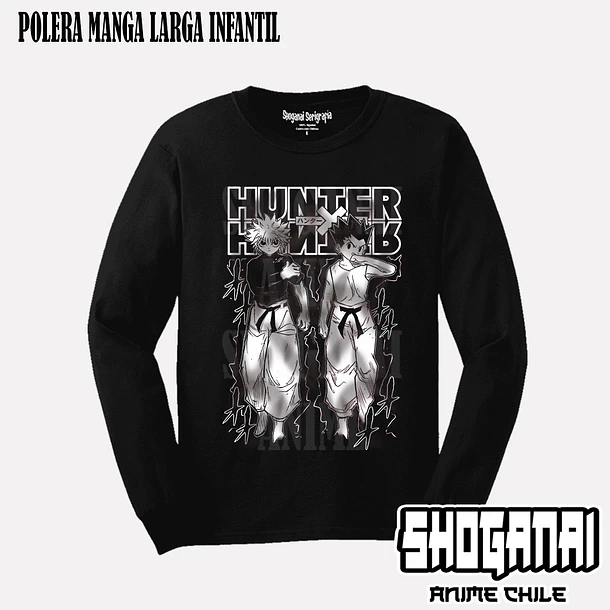 HXH18 OP3 Killua y Gon - HUNTER X HUNTER - INFANTIL (Polera o Polerón) 3