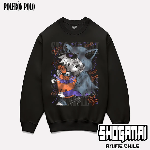 HXH25 Killua Zoldyck Halloween - HUNTER X HUNTER - ADULTO (Polera o Polerón) 6