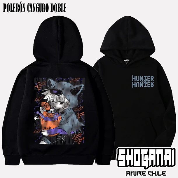 HXH25 Killua Zoldyck Halloween - HUNTER X HUNTER - ADULTO (Polera o Polerón) 5