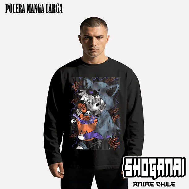 HXH25 Killua Zoldyck Halloween - HUNTER X HUNTER - ADULTO (Polera o Polerón) 3