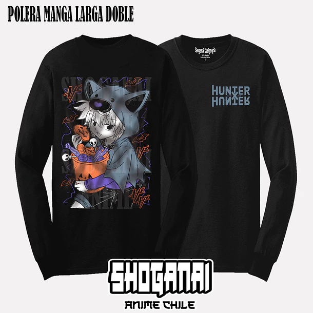 HXH25 Killua Zoldyck Halloween - HUNTER X HUNTER - ADULTO (Polera o Polerón) 4