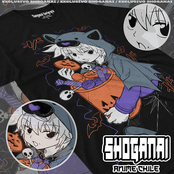 HXH25 Killua Zoldyck Halloween - HUNTER X HUNTER - ADULTO (Polera o Polerón) 1