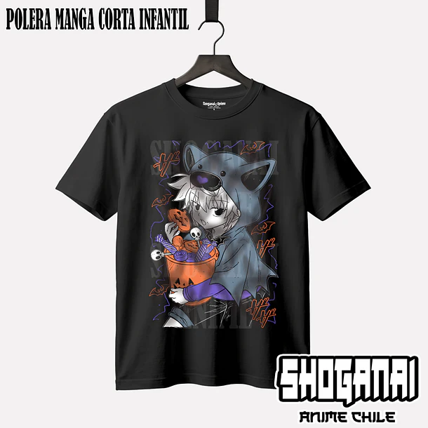 HXH25 Killua Zoldyck Halloween - HUNTER X HUNTER - INFANTIL (Polera o Polerón) 1