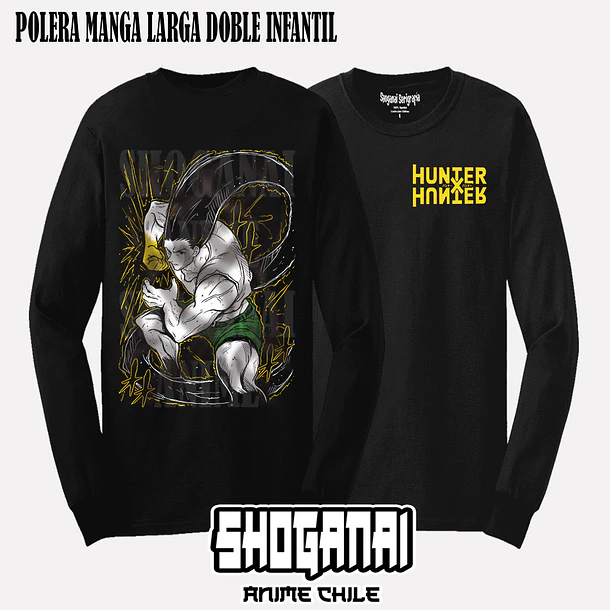 HXH30 Gon Freecss - HUNTER X HUNTER - INFANTIL (Polera o Polerón) 4