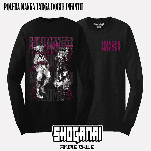HXH35 Hisoka VS Chrollo Lucifer - HUNTER X HUNTER - INFANTIL (Polera o Polerón) 4