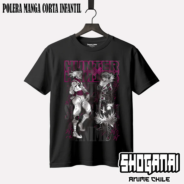 HXH35 Hisoka VS Chrollo Lucifer - HUNTER X HUNTER - INFANTIL (Polera o Polerón) 1