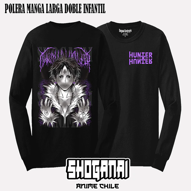 HXH37 Chrollo Lucifer - HUNTER X HUNTER - INFANTIL (Polera o Polerón) 4