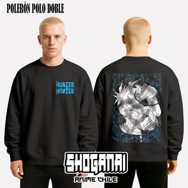 HXH38 Killua Zoldyck - HUNTER X HUNTER - ADULTO (Polera o Polerón) 7