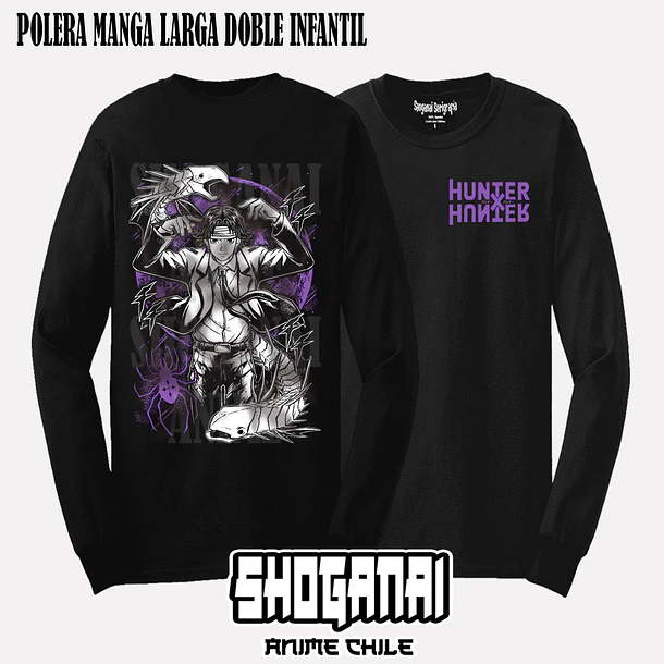 HXH39 Chrollo Lucifer - HUNTER X HUNTER - INFANTIL (Polera o Polerón) 4
