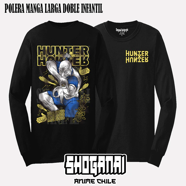 HXH40 Isaac Netero - HUNTER X HUNTER - INFANTIL (Polera o Polerón) 4