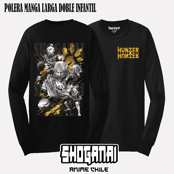 HXH43 Isaac Netero - HUNTER X HUNTER - INFANTIL (Polera o Polerón) 4