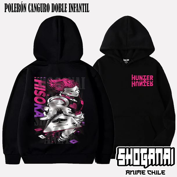 HXH46 Hisoka Morow - HUNTER X HUNTER - INFANTIL (Polera o Polerón) 6