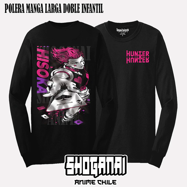 HXH46 Hisoka Morow - HUNTER X HUNTER - INFANTIL (Polera o Polerón) 5