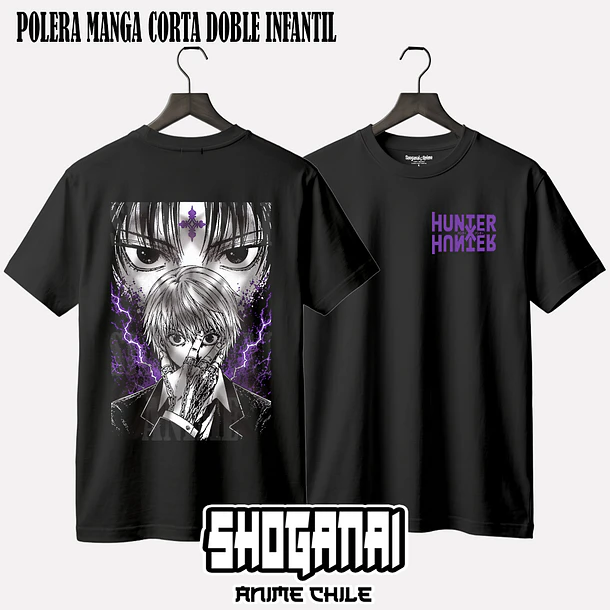 HXH47 Kurapika y Chrollo Lucifer - HUNTER X HUNTER - INFANTIL (Polera o Polerón) 3