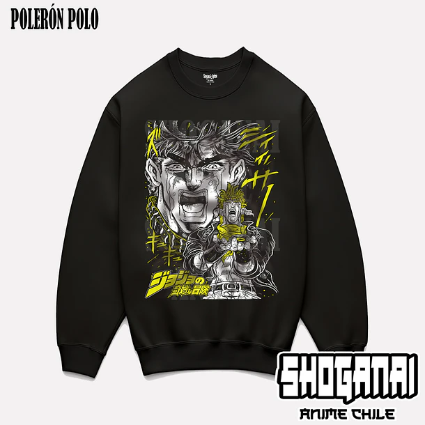 JJS02 Joseph Joestar y Caesar Anthonio Zeppeli - JOJO'S BIZARRE ADVENTURE - ADULTO (Polera o Polerón) 6