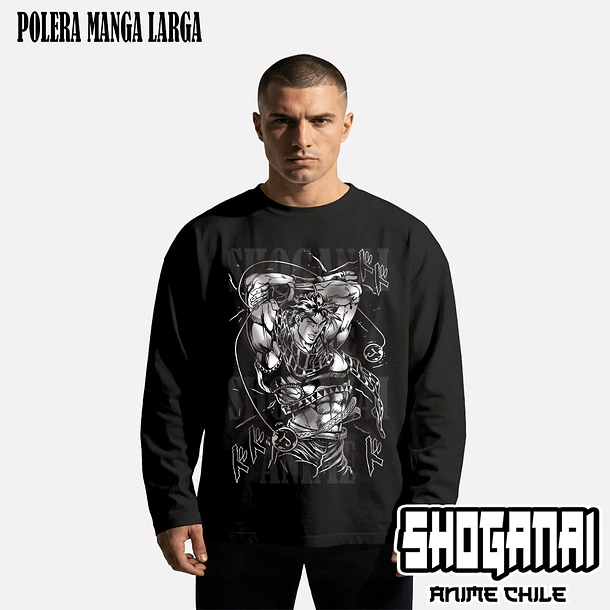 JJS03 Joseph Joestar - JOJO'S BIZARRE ADVENTURE - ADULTO (Polera o Polerón) 3