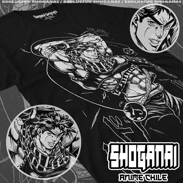 JJS03 Joseph Joestar - JOJO'S BIZARRE ADVENTURE - ADULTO (Polera o Polerón) 1