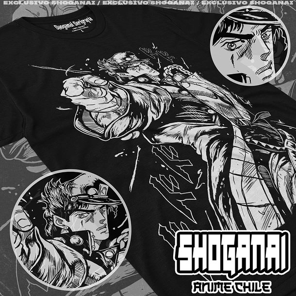 JJS04 Jotaro Kujo - JOJO'S BIZARRE ADVENTURE - ADULTO (Polera o Polerón) 1