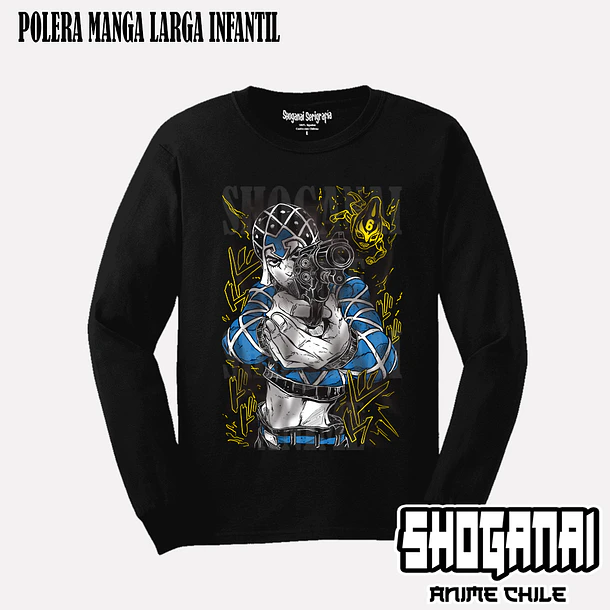 JJS06 Guido Mista - JOJO'S BIZARRE ADVENTURE - INFANTIL (Polera o Polerón) 3