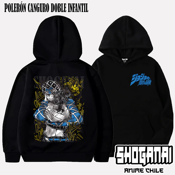 JJS06 Guido Mista - JOJO'S BIZARRE ADVENTURE - INFANTIL (Polera o Polerón) 5