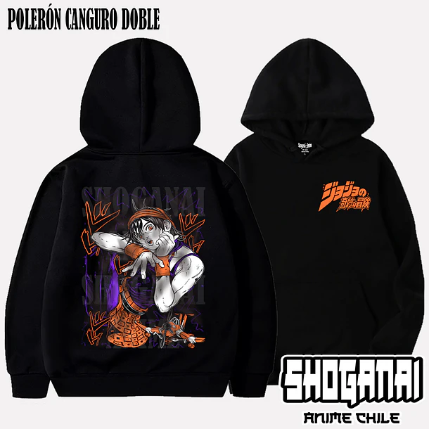 JJS07 Narancia Ghirga - JOJO'S BIZARRE ADVENTURE - ADULTO (Polera o Polerón) 5