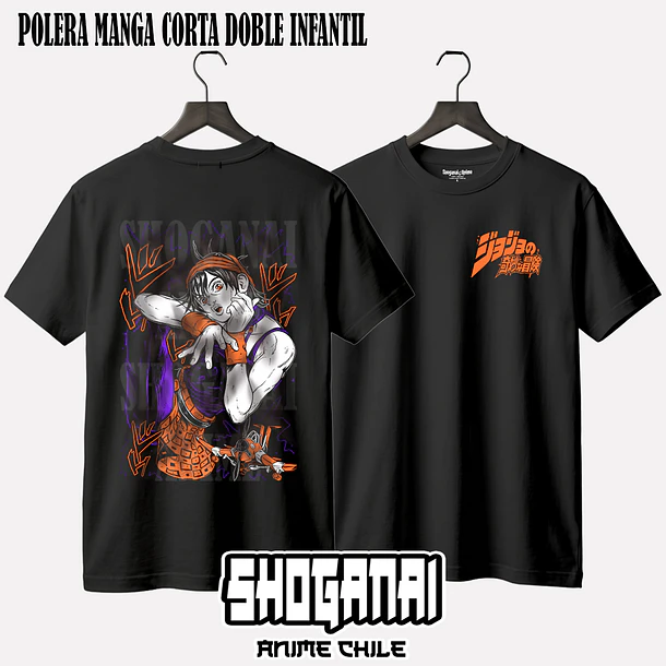 JJS07 Narancia Ghirga - JOJO'S BIZARRE ADVENTURE - INFANTIL (Polera o Polerón) 2