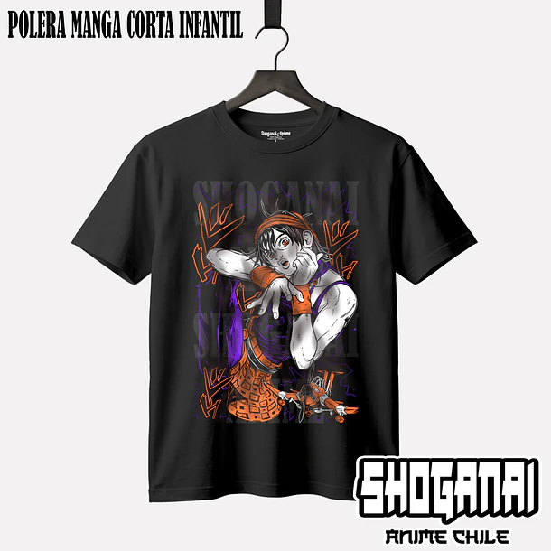 JJS07 Narancia Ghirga - JOJO'S BIZARRE ADVENTURE - INFANTIL (Polera o Polerón) 1