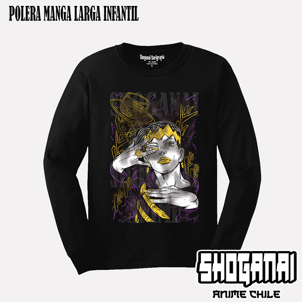 JJS08 Rohan Kishibe - JOJO'S BIZARRE ADVENTURE - INFANTIL (Polera o Polerón) 3