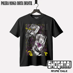 JJS09 Jean Pierre Polnareff y Silver Chariot - JOJO'S BIZARRE ADVENTURE - INFANTIL (Polera o Polerón)