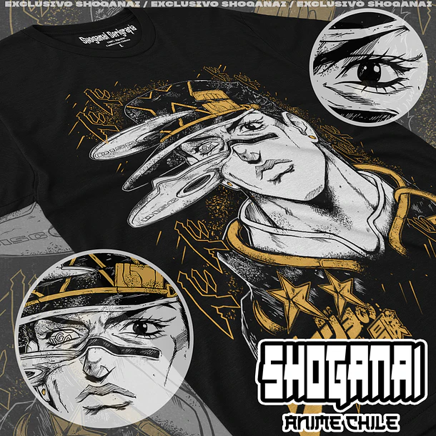 JJS10 Jotaro Kujo - JOJO'S BIZARRE ADVENTURE - ADULTO (Polera o Polerón) 1