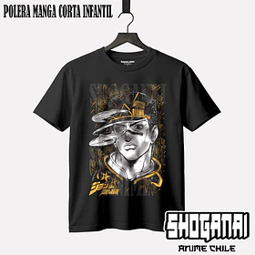 JJS10 Jotaro Kujo - JOJO'S BIZARRE ADVENTURE - INFANTIL (Polera o Polerón)