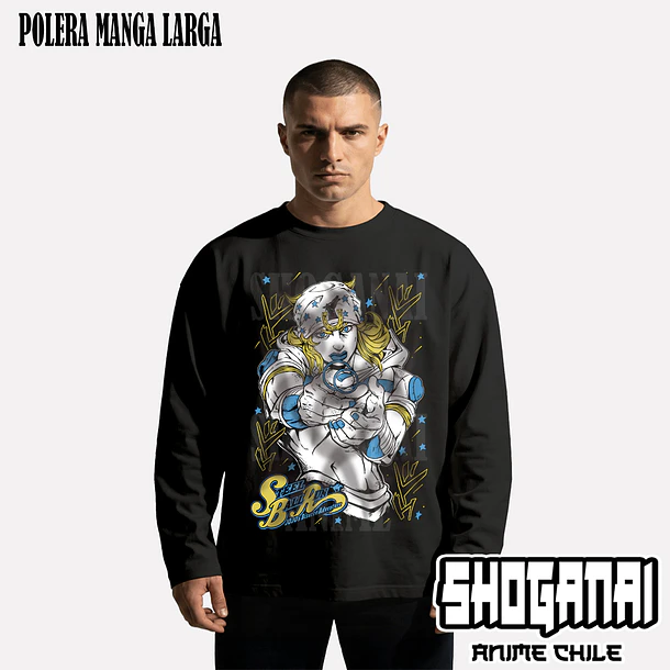 JJS11 Johnny Joestar - JOJO'S BIZARRE ADVENTURE - ADULTO (Polera o Polerón) 3